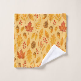 Natuur herfstpatroon washandje