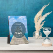 Natuur Het is tijd om Quote te reizen Fotoplaat (Zijkant)