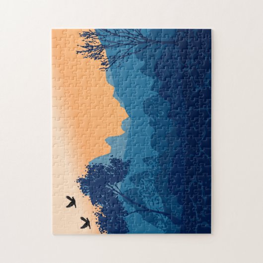 Natuur: Heuvels Puzzel (Verticaal)