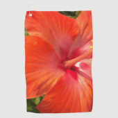natuur, hibiscus, bloem, zomer, floreel, tropisch golfhanddoek (Voorkant)