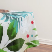 Natuur Holly Berry Pinecones met kerstwinterhout Tafelkleed (Voorbeeld)