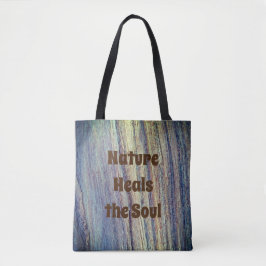 Natuur hoort de Foto Rustic van Soul Woodgrain Tote Bag