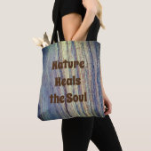 Natuur hoort de Foto Rustic van Soul Woodgrain Tote Bag (Dichtbij)