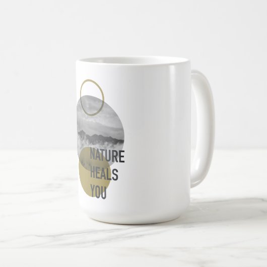 Natuur hoort u koffiemok (Voorkant rechts)