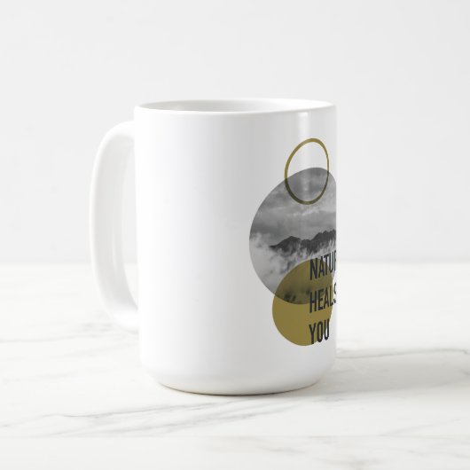 Natuur hoort u koffiemok (Voorkant links)