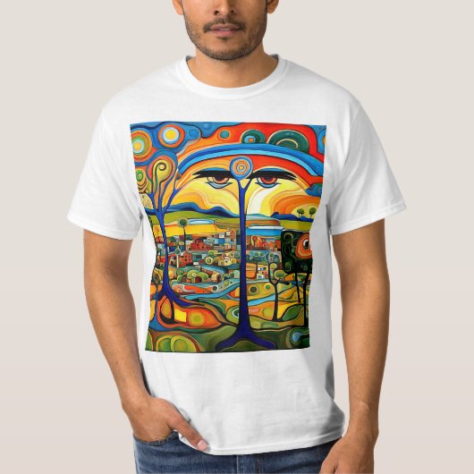 Natuur horloges t-shirt (Voorkant)