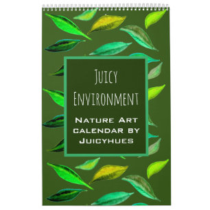 Natuur houdt van kunstbladeren en boomkunst kalender