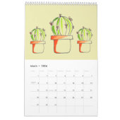 Natuur houdt van kunstbladeren en boomkunst kalender (Mar 2026)