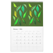 Natuur houdt van kunstbladeren en boomkunst kalender (Feb 2026)