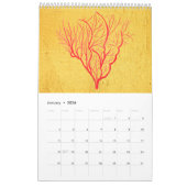 Natuur houdt van kunstbladeren en boomkunst kalender (Jan 2026)