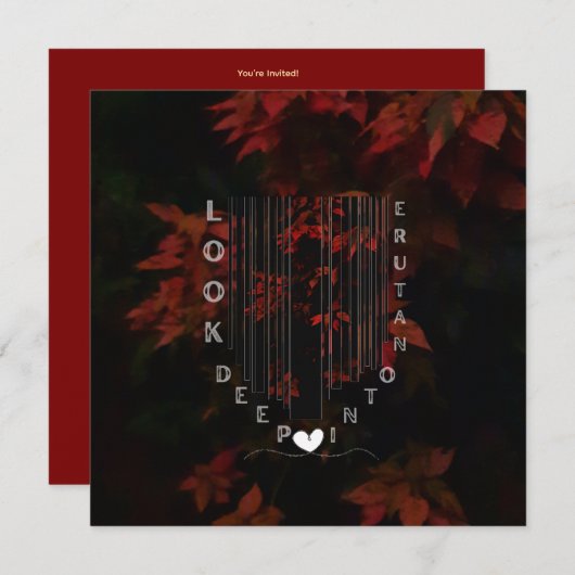 Natuur houdt van modern kaart (Voorkant / Achterkant)