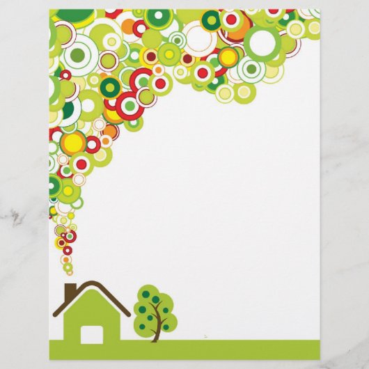 Natuur House Flyer Sjabloon (Voorkant)