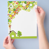 Natuur House Flyer Sjabloon (Hand)