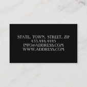 Natuur hout bos bos bos bos visitekaartje (Achterkant)