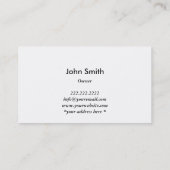 Natuur Houtband Visitekaartje (Achterkant)