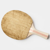 Natuur Houten Houten Board Brown Textures Tafeltennisbatje (Zijkant)