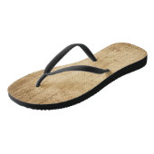 Natuur Houten Houten Board Brown Textures Teenslippers (Schuin)