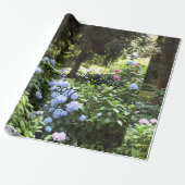 Natuur Hydrangea Floral Trees Fotografie Cadeaupapier (Uitgerold)