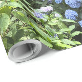 Natuur Hydrangea Floral Trees Fotografie Cadeaupapier (Rol Hoek)