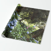Natuur Hydrangea Floral Trees Fotografie Cadeaupapier (Uitgerold)