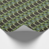 Natuur Hydrangea Floral Trees Fotografie Cadeaupapier (Hoek)