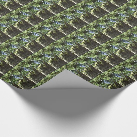 Natuur Hydrangea Floral Trees Fotografie Cadeaupapier (Hoek)