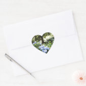 Natuur Hydrangea Floral Trees Fotografie Hart Sticker (Envelop)
