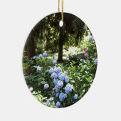 Natuur Hydrangea Floral Trees Fotografie Keramisch Ornament (Rechts)