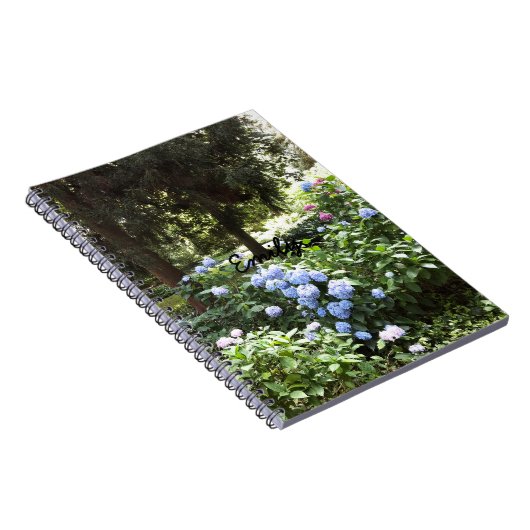 Natuur Hydrangea Floral Trees Fotografie Notitieboek (Rechterzijde)