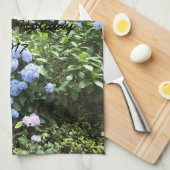 Natuur Hydrangea Floral Trees Fotografie Theedoek (Quarter Fold)