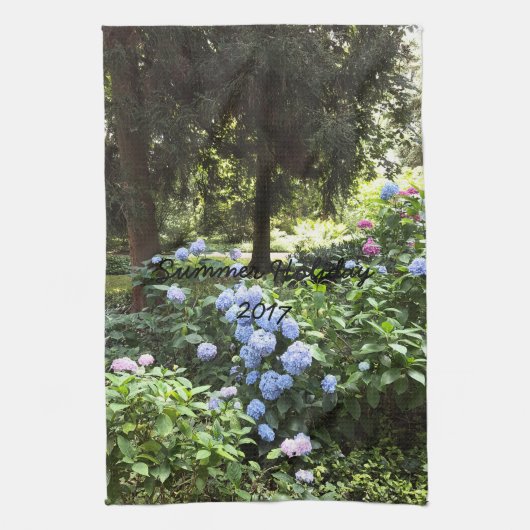 Natuur Hydrangea Floral Trees Fotografie Theedoek (Verticaal)