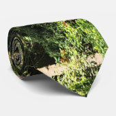 Natuur Hydrangea Wood Trees Fotografie Stropdas (Opgerold)