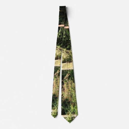 Natuur Hydrangea Wood Trees Fotografie Stropdas (Achterkant)