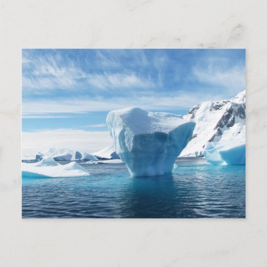 Natuur Iceberg Antarctica Briefkaart (Voorkant)
