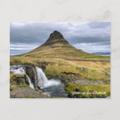 Natuur IJsland - Briefkaart (Voorkant)