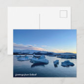 Natuur IJsland - Briefkaart (Voorkant / Achterkant)