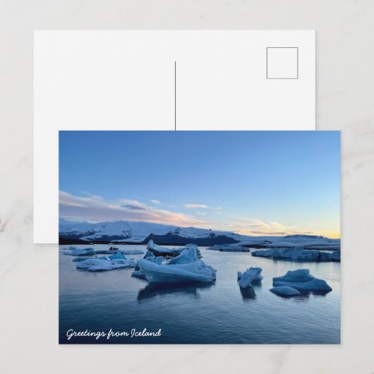 Natuur IJsland - Briefkaart (Voorkant / Achterkant)