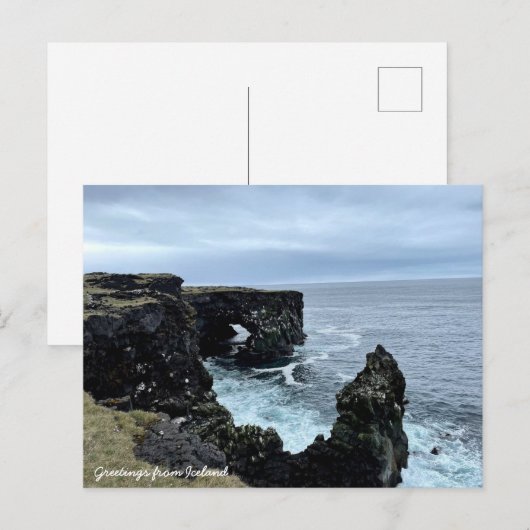 Natuur IJsland - Briefkaart (Voorkant / Achterkant)