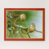  Natuur Illustratie van wilde dieren Legpuzzel (Horizontaal)