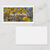 Natuur in bloei notitiekaartje (Voorkant / Achterkant)