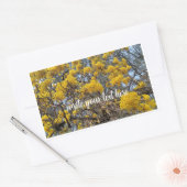 Natuur in bloei rechthoekige sticker (Envelop)
