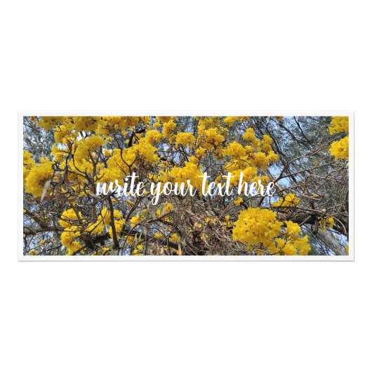 Natuur in bloei reclamekaart (Voorkant)