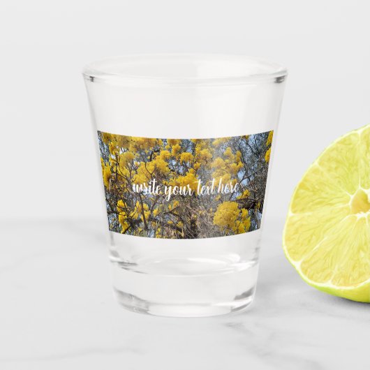 Natuur in bloei shot glas (Voorkant)