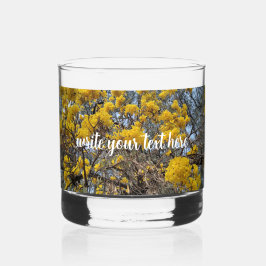 Natuur in bloei whisky glas