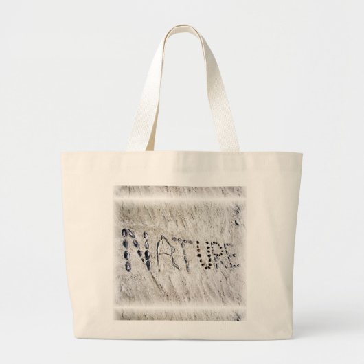 Natuur in de zand grote tote bag (Voorkant)