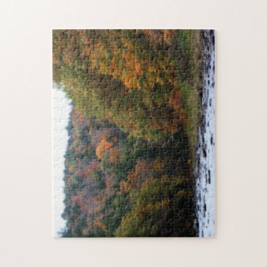 Natuur in het najaar van de olieramp rond de #2 legpuzzel (Verticaal)