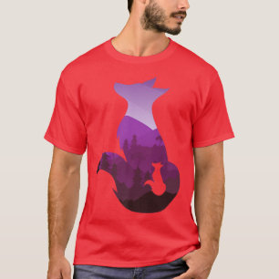 Natuur in het wild Landschap Dierenvriend Forest A T-shirt