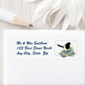 Natuur in het wild levende dieren Etiket op het et (Insitu)