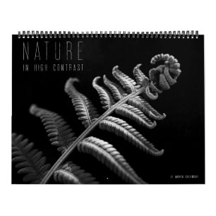 Natuur in hoog contrast kalender