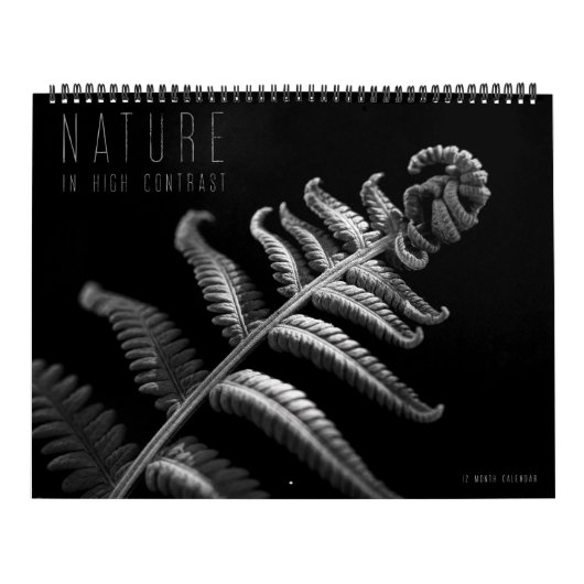 Natuur in hoog contrast kalender (Hoes)